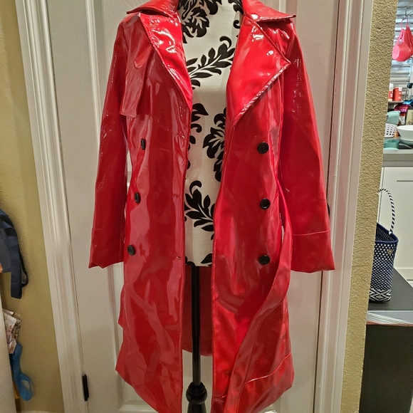 Forever audrey red raincoat Clearance